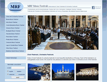 Tablet Screenshot of mrf-musicfestivals.com